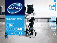 Tablet Screenshot of manix.fr